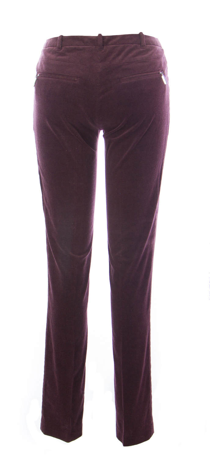 burgundy pants women